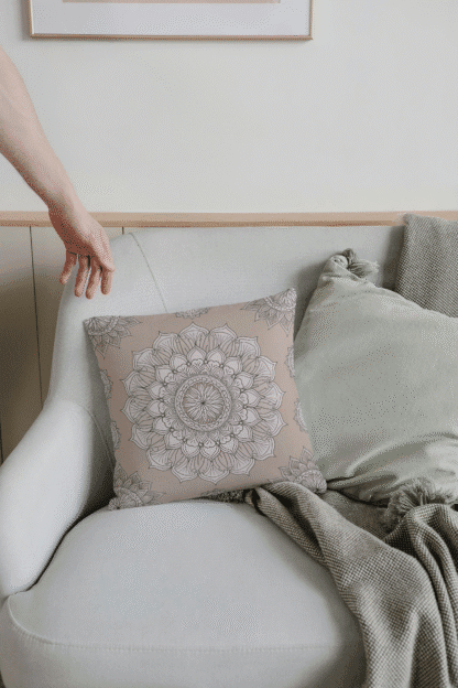 Mandala Floral Square Pillowcase - Cozy Home Decor - Image 3
