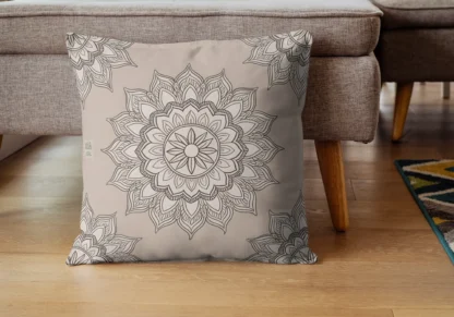Boho Mandala Square Pillowcase - Cozy Decorative Home Accent - Image 5