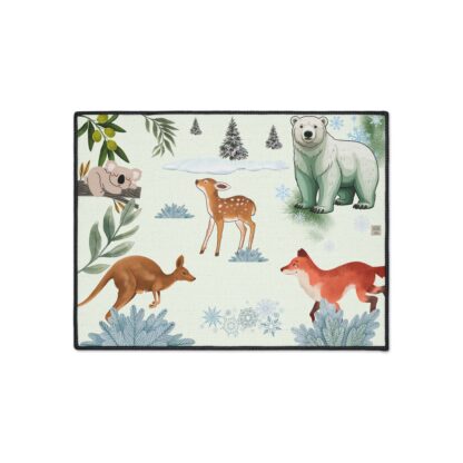 Nature-Themed Heavy Duty Floor Mat for Home Decor